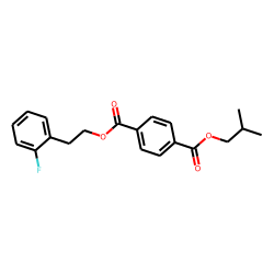 Terephthalic acid, isobutyl 2-fluorophenethyl ester