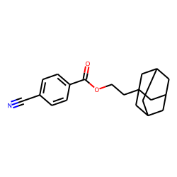 4-Cyanobenzoic acid, 2-(1-adamantyl)ethyl ester