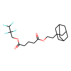 Glutaric acid, 2-(adamant-1-yl)ethyl 2,2,3,3-tetrafluoropropyl ester