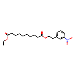 Sebacic acid, ethyl 2-(3-nitrophenyl)ethyl ester