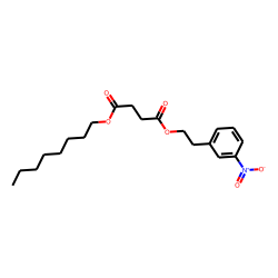 Succinic acid, 2-(3-nitrophenyl)ethyl octyl ester