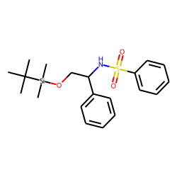 N-(2-Hydroxy-1-phenyl-ethyl)-benzenesulfonamide, O-tert.-butyldimethylsilyl-