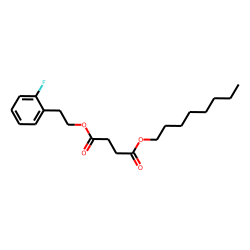 Succinic acid, 2-fluorophenethyl octyl ester
