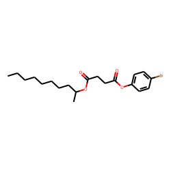 Succinic acid, dec-2-yl 4-bromophenyl ester
