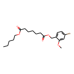 Pimelic acid, 4-bromo-2-methoxybenzyl pentyl ester