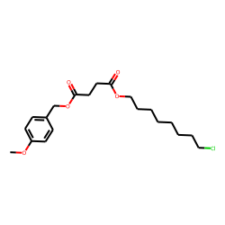 Succinic acid, 8-chlorooctyl 4-methoxybenzyl ester