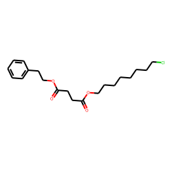 Succinic acid, 8-chlorooctyl phenethyl ester
