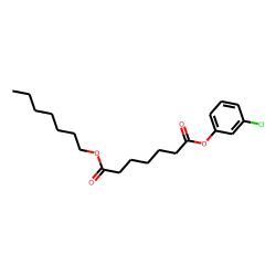 Pimelic acid, 3-chlorophenyl heptyl ester