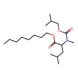 L-Leucine, N-isobutoxycarbonyl-N-methyl-, octyl ester