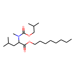 l-Leucine, N-isobutoxycarbonyl-N-methyl-, octyl ester