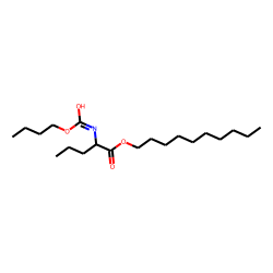 l-Norvaline, n-butoxycarbonyl-, decyl ester