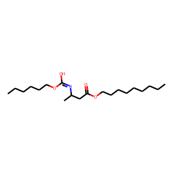 DL-3-Aminobutanoic acid, N-hexyloxycarbonyl-, nonyl ester