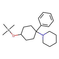 4-phenyl-4-piperidinocyclohexanol (TMS)