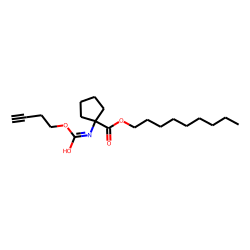 1-Aminocyclopentanecarboxylic acid, N-(but-3-yn-1-yloxycarbonyl)-, nonyl ester