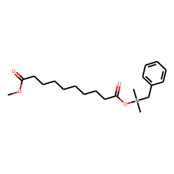 Benzyl(dimethyl)silyl methyl decanedioate