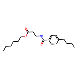 «beta»-Alanine, N-(4-butylbenzoyl)-, hexyl ester