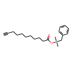 10-Undecynoic acid, benzyldimethylsilyl ester