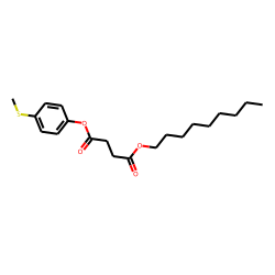 Succinic acid, 4-methylthiophenyl nonyl ester