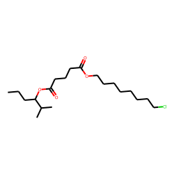 Glutaric acid, 8-chlorooctyl 2-methylhex-3-yl ester