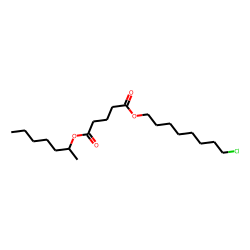 Glutaric acid, hept-2-yl 8-chlorooctyl ester