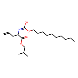 2-Aminopent-4-enoic acid, N-decyloxycarbonyl-, isobutyl ester