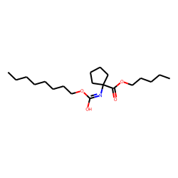 1-Aminocyclopentanecarboxylic acid, N-(octyloxycarbonyl)-, pentyl ester