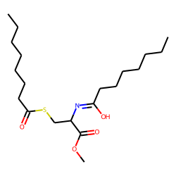 l-Cysteine, N,S-bis(capryloyl)-, methyl ester