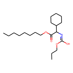 Glycine, 2-cyclohexyl-N-propoxycarbonyl-, octyl ester