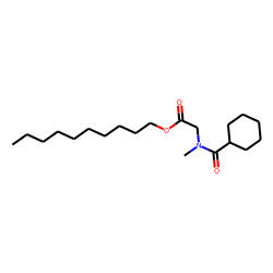 Sarcosine, N-(cyclohexylcarbonyl)-, decyl ester