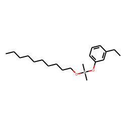 Silane, dimethyl(3-ethylphenoxy)decyloxy-