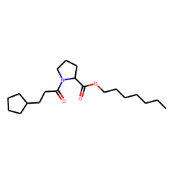 L-Proline, N-(3-cyclopentylpropionyl)-, heptyl ester