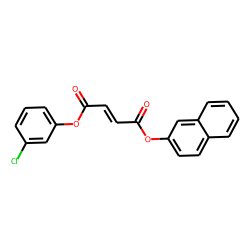 Fumaric acid, naphth-2-yl 3-chlorophenyl ester