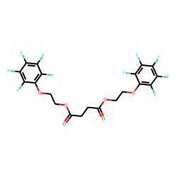 Succinic acid, di(2-(pentafluorophenoxy)ethyl) ester