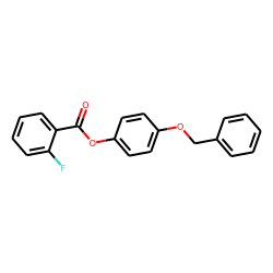 2-Fluorobenzoic acid, 4-benzyloxyphenyl ester