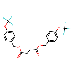 Succinic acid, di(4-trifluoromethoxybenzyl) ester