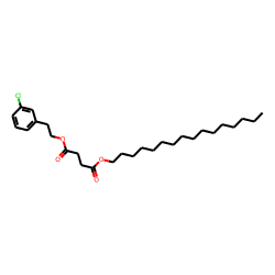 Succinic acid, 3-chlorophenethyl hexadecyl ester
