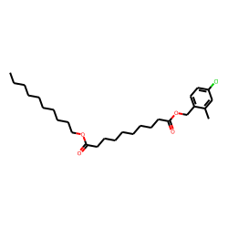 Sebacic acid, 4-chloro-2-methylbenzyl decyl ester
