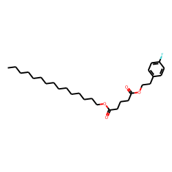 Glutaric acid, 2-(4-fluorophenyl)ethyl pentadecyl ester