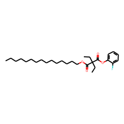 Diethylmalonic acid, 2-fluorophenyl pentadecyl ester