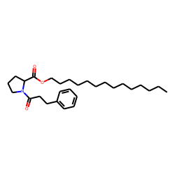 L-Proline, N-(3-phenylpropionyl)-, tetradecyl ester