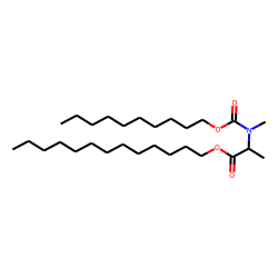 DL-Alanine, N-methyl-N-decyloxycarbonyl-, tridecyl ester