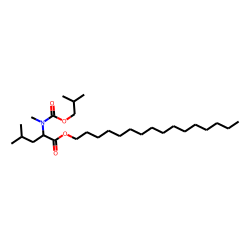 l-Leucine, N-isobutoxycarbonyl-N-methyl-, hexadecyl ester