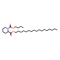 Pipecolic acid, N-butoxycarbonyl-, heptadecyl ester