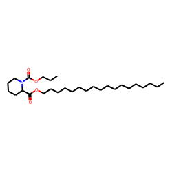 Pipecolic acid, N-propoxycarbonyl-, octadecyl ester