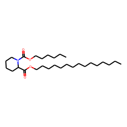 Pipecolic acid, N-hexyloxycarbonyl-, pentadecyl ester