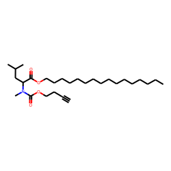 L-Leucine, N-methyl-N-(but-3-yn-1-yloxycarbonyl)-, hexadecyl ester