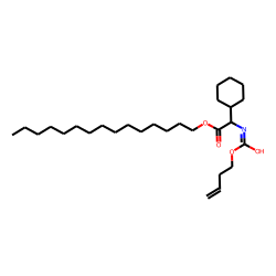 Glycine, 2-cyclohexyl-N-(but-3-en-1-yl)oxycarbonyl-, pentadecyl ester
