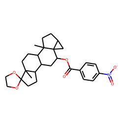 5-Cyclo-5alpha-androstan-6beta-ol, 17-ethylenedioxy-3alpha, p-nitrobenzoate