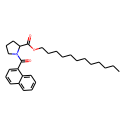 L-Proline, N-(1-naphthoyl)-, dodecyl ester