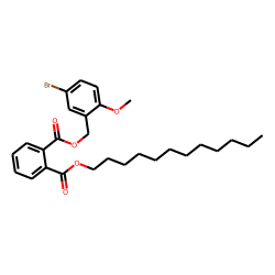 Phthalic acid, 5-bromo-2-methoxybenzyl dodecyl ester